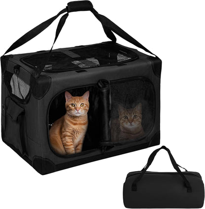 17In Wheeled Expandable Cat Carrier for Cats Small Dogs, Gray | Elescopic Rod, Expandable Side Room, Foldable Breathable Mesh, Portable Carrier for Indoor & Outdoor Pet Travel8