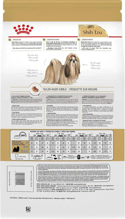 ROYAL CANIN Breed Health Nutrition Shih Tzu Adult Dry Dog Food, 2.5 Lb Bag | Specialized Kibble Shape, Supports Skin and Coat, Complete and Balanced Nutrition, 2.5 Pound Bag3