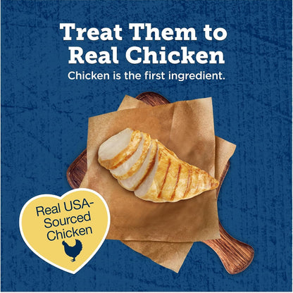 Blue Buffalo True Chews Natural Chewy Cat Treats, Made in the USA, Chicken Recipe, 3-Oz Resealable Bag3