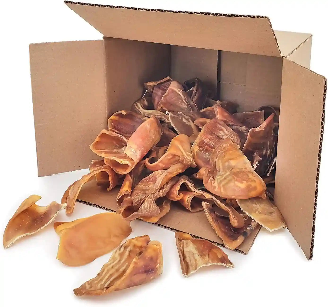 best-pet-supplies-gigabite-whole-pig-ears-for-dogs-25-count-single-ingredient-all-natural-pig-ears-supports-dental-health-perfect-for-training-slow-roasted-chews