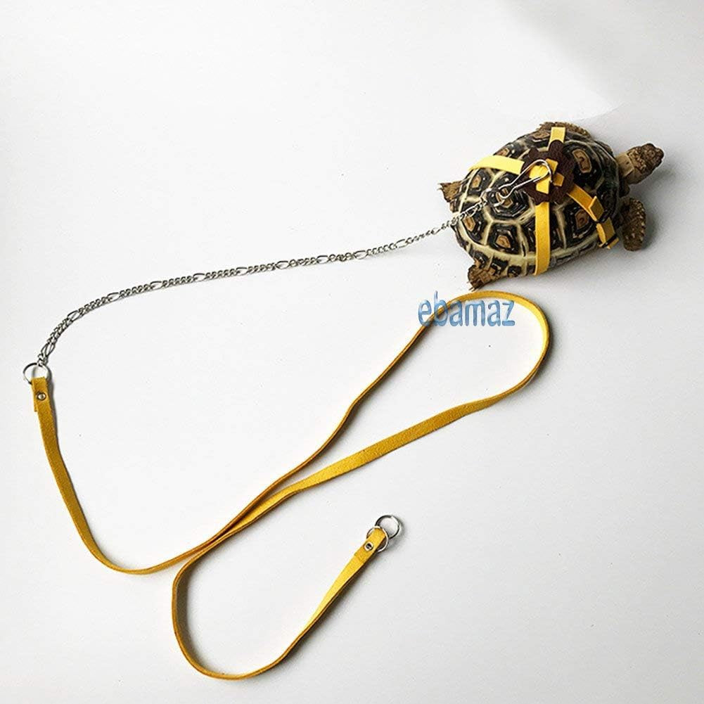 leather-harness-strap-for-tortoise-turtle-reptile-animals-size-m-crawling-pet-walking-training-control-rope-chest-collar