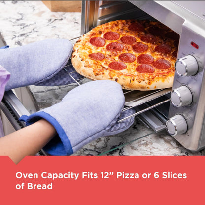 BLACK+DECKER 6-Slice Air Fry Toaster Oven, 5-In-1 Countertop Oven | Large Toaster Oven with Air Fry, Eventoast Technology and Room for Six Slices or a 12-Inch Pizza.5