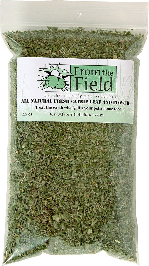 From the Field | 9 Oz Catnip Leaf and Flower Bulk Bag | Organic, Usa-Grown, High Potency Catnip for Cats & Kittens | Resealable, Long-Lasting, Natural Cat Treat for Play & Exercise6