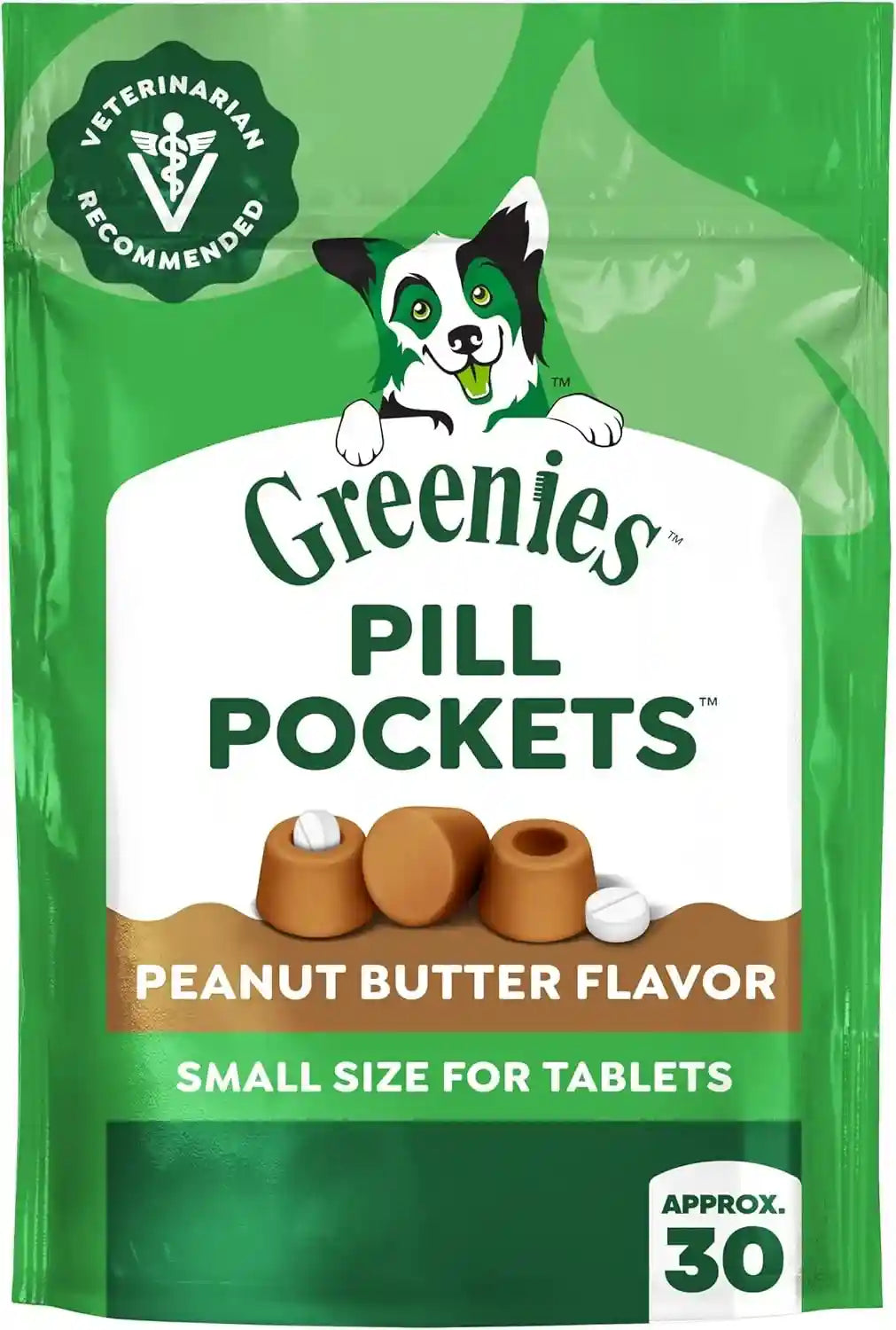 greenies-pill-pockets-small-dog-treats-chicken-flavor-3-2-oz-vet-recommended-masks-pill-smell-taste-easy-pinch-close-design-stress-free-medicating-tablet-size-3-2-oz-pouch
