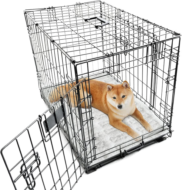Dog Bed Crate Mat(36" X 23"), Soft Plush Dog Bed Pad Machine Washable Crate Pad, Dog Sleeping Mat with anti Slip Bottom | Machine Washable Crate Pad, Dog Sleeping Mat with anti Slip Bottom5