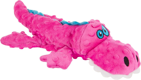Godog Gators Squeaky Plush Dog Toy with Chew Guard Technology, Durable Fabric & Squeaker for Active Play, Blue, Large14