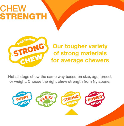 Nylabone Strong Chew Stick Made with Real Wood Dog Chew Toy, Medium | Bacon Flavor, Medium Breeds, No Splintering, Durable Chew Toys, Long Lasting, Helps Clean Teeth, Medium Breeds up to 35 Lbs3