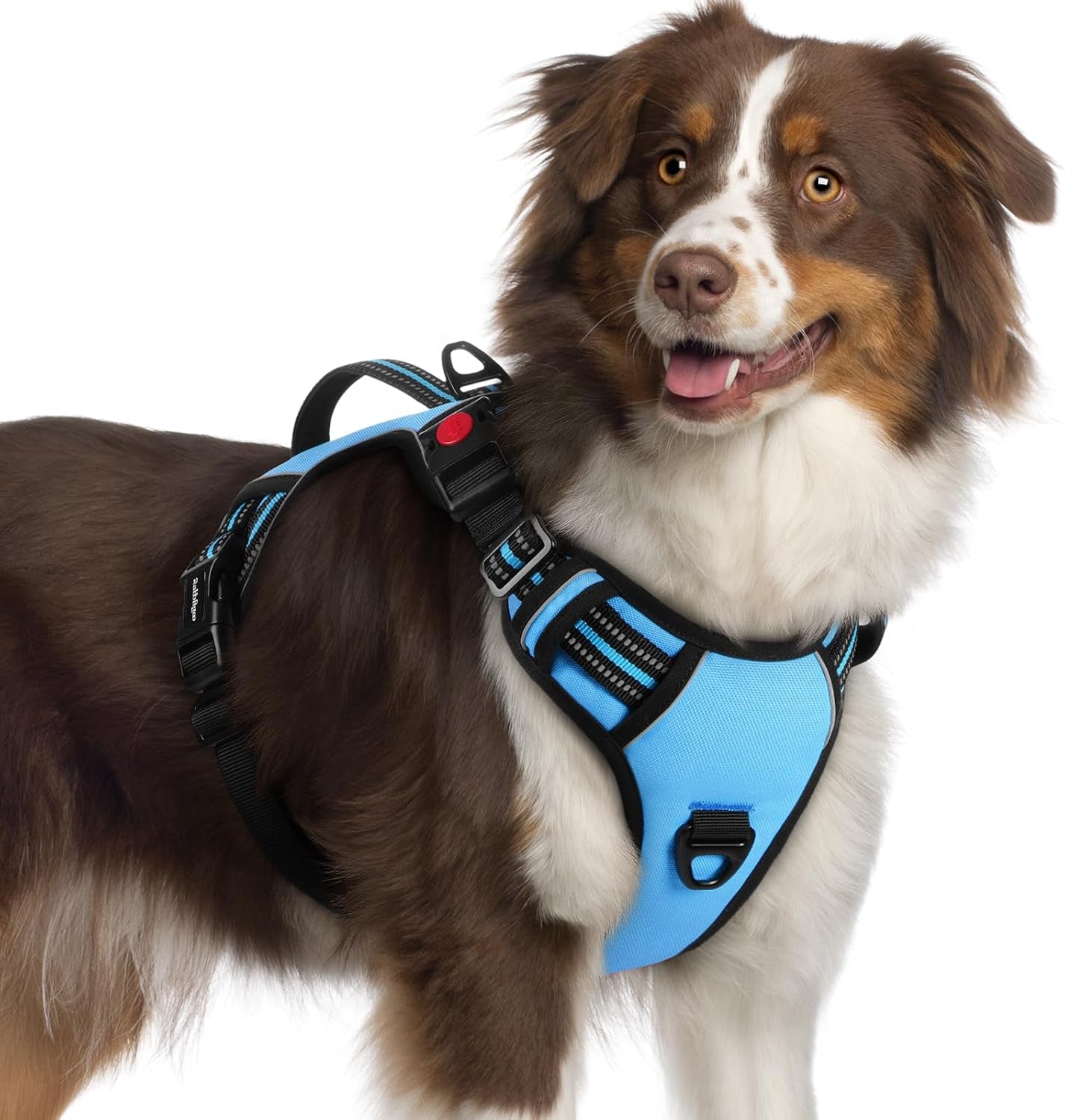rabbitgoo-large-dog-harness-easy-wear-with-3-buckles-and-lift-handle-no-pull-with-front-clip-for-walking-adjustable-soft-padded-reflective-easy-control-pink-large