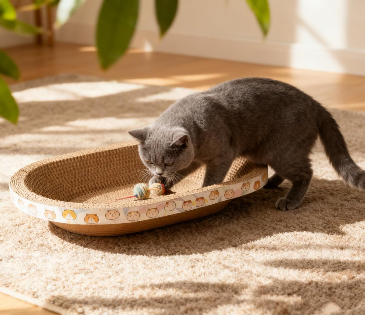 3-pack-large-cat-scratcher-cardboard-oval-cat-scratcher-bed-cat-scratch-pad-board-lounge-couch-for-indoor-cats-bowl-shaped-cat-scratching-post-nest-for-cats-grinding-claw-furniture-protector