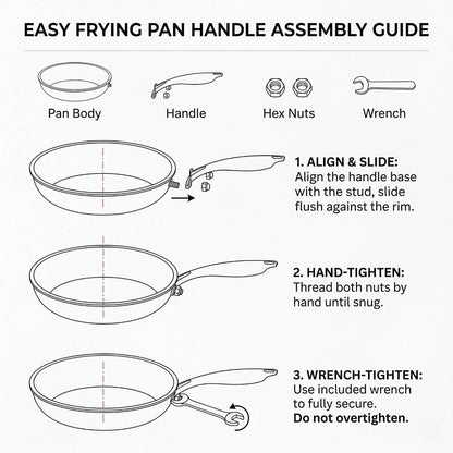 8Inch Tri-Ply Stainless Steel Hybrid Frying Pan,Ceramic Nonstick Skillet, Induction & Oven Safe,Pfas/Pfoa Free Professional Clad Cookware8
