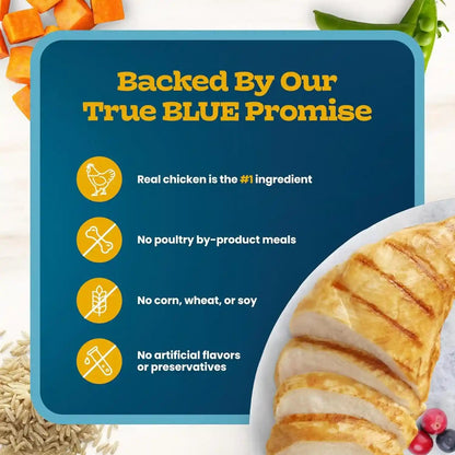 Blue Buffalo Tastefuls Irresistible Gravy Experience Chicken & Brown Rice Recipe Dry Indoor Cat Food for Adult Cats, Deliciously Healthy Natural Cat Food, Supports Digestion & Coat Health, 3 Lbs.3