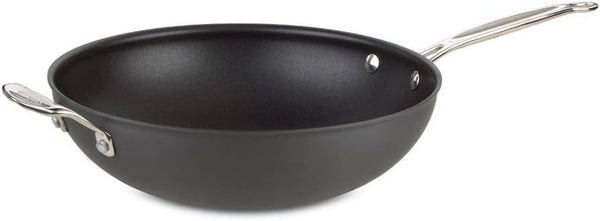 626-32H Chef'S Classic Nonstick Hard Anodized 12.5-Inch Stir Fry Pan, Black/Stainless Steel1