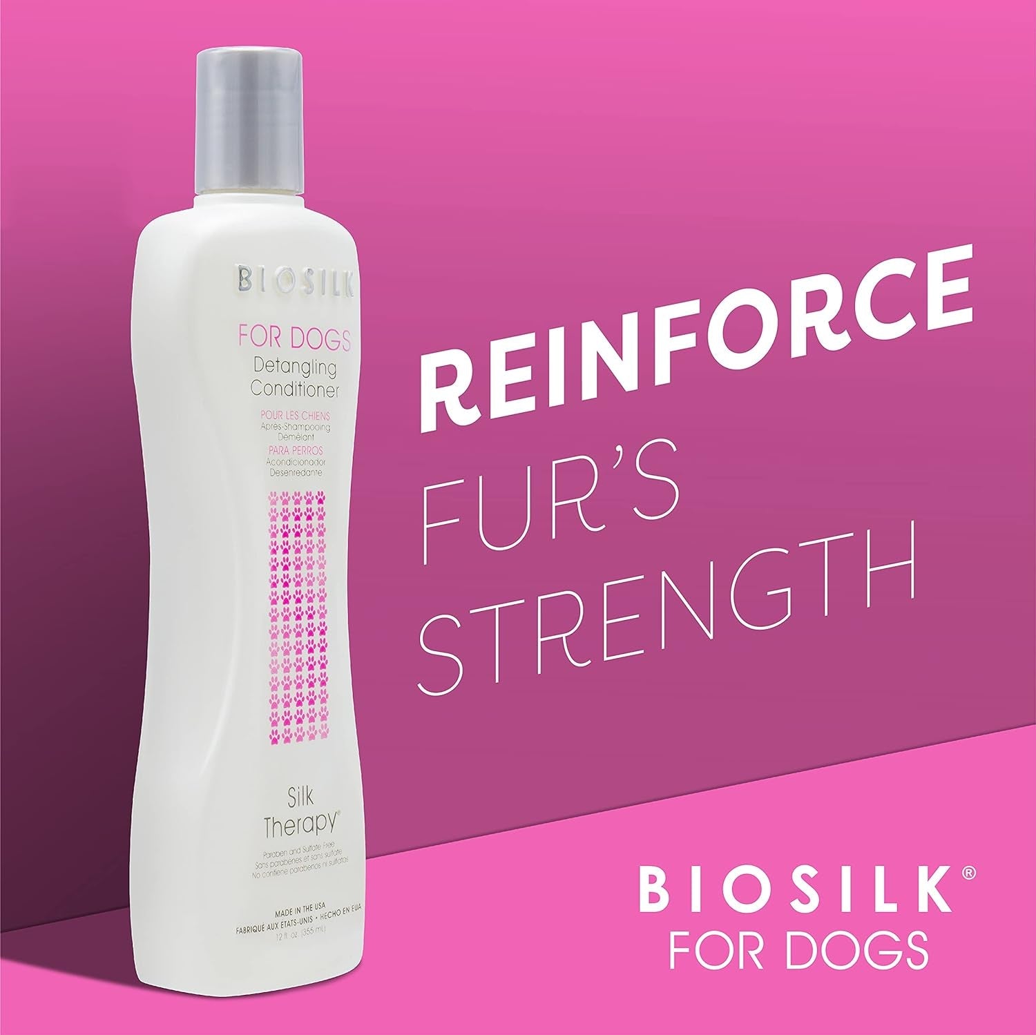 biosilk-for-dogs-silk-therapy-dog-detangling-conditioner-dog-coat-conditioner-to-help-smooth-knots-and-tangles-and-support-soft-manageable-coats-during-routine-grooming-12-fl-oz-smooths-knots-and-tangles-for-soft-manageable-coats-supports-routine-grooming-and-brushing