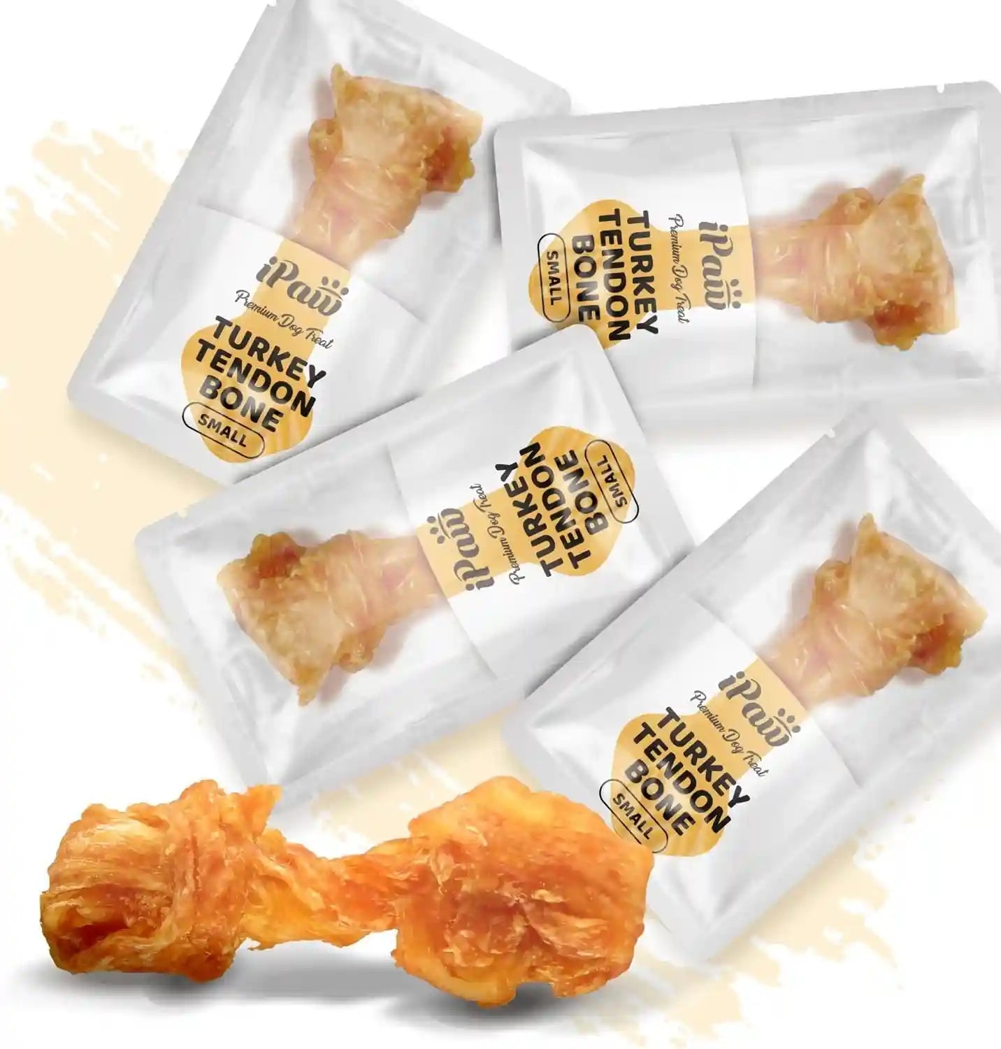 ipaw-10-pcs-value-pack-turkey-tendons-ring-for-dog-all-natural-human-grade-single-protein-hypoallergenic-grain-free-rawhide-alternative-dog-treats-us-sourced-turkey