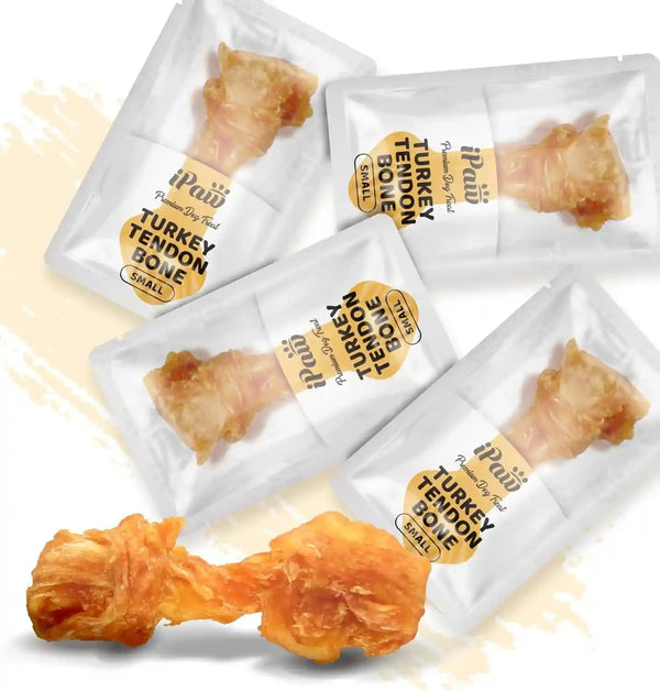 Ipaw 10 Pcs Value Pack Turkey Tendons Ring for Dog, All Natural Human Grade | Single Protein, Hypoallergenic, Grain Free, Rawhide Alternative Dog Treats, Us-Sourced Turkey8