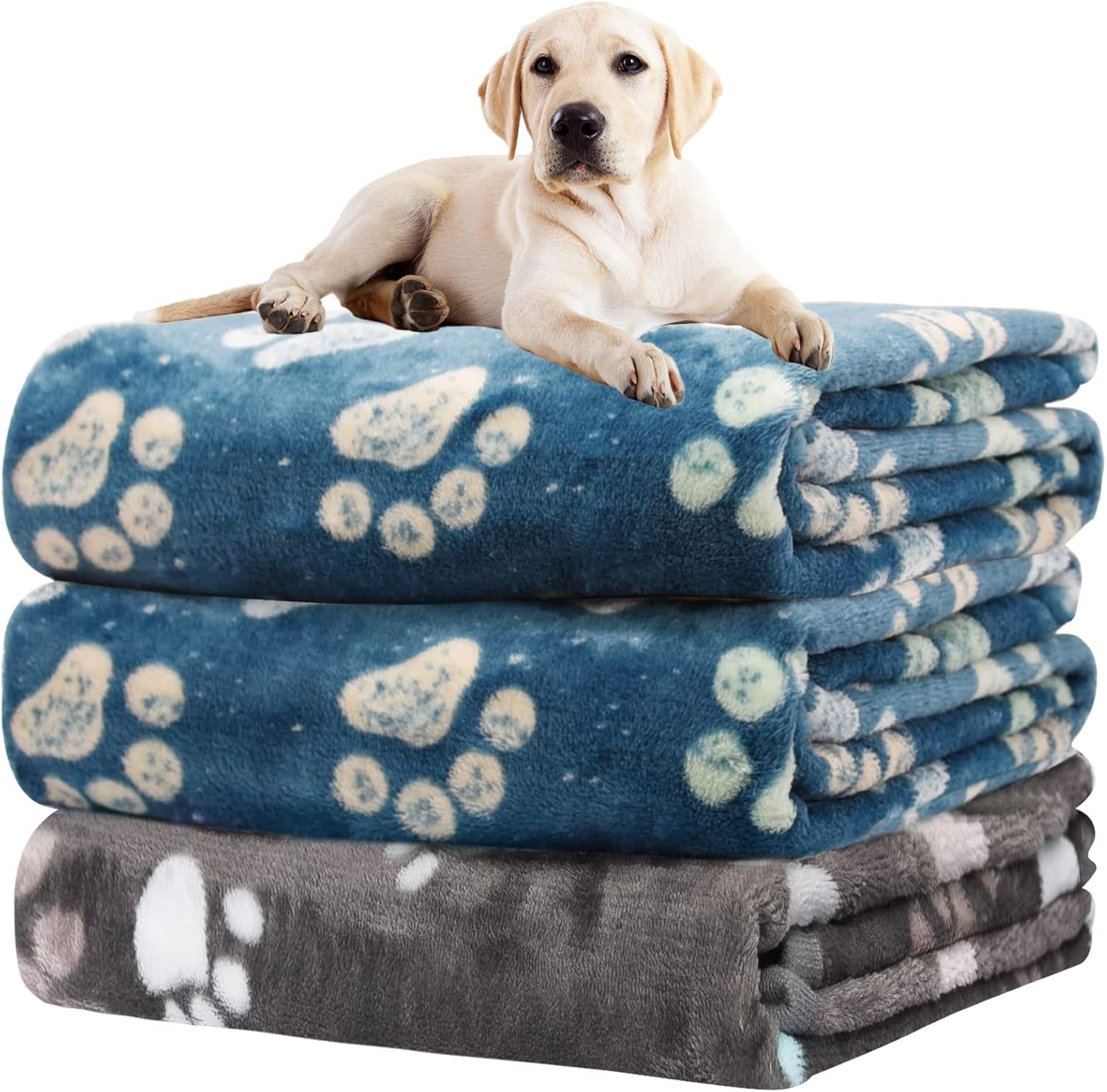 rezutan-dog-blankets-for-3-pack-large-medium-pet-cat-soft-fuzzy-washable-blanket-comfort-flannel-suitable-for-dogs-kennels-beds-sofas-furniture-gifts-puppy-essentials-41-x-31-inch-black