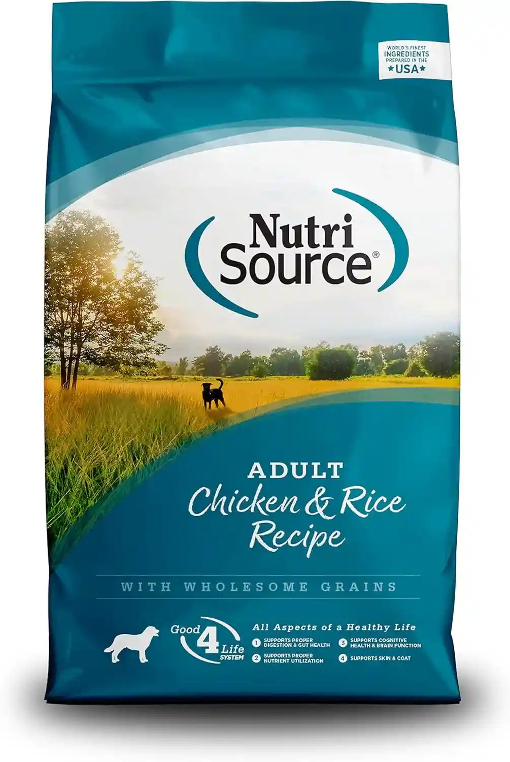 nutrisource-adult-dry-dog-food-chicken-rice-26-lb-probiotic-prebiotic-digestive-support-healthy-skin-coat-no-corn-wheat-or-soy