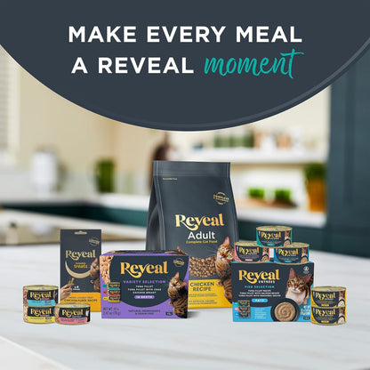 Reveal Whole Tuna Filet Cat Treats 12-Pack 1.06 Oz Loins | 100% Natural, High Quality Protein, Single Ingredient, Grain Free, High Protein, No Fillers, No Artificial Additives5