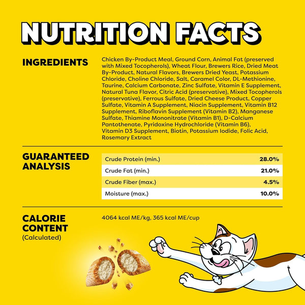 Temptations Jumbo Stuff Crunchy & Soft Cat Treats, Tuna, 14 Oz | Crunchy Outside, Soft Inside, under 2 Calories per Treat, Resealable Stay-Fresh Tub, 100% Complete & Balanced5