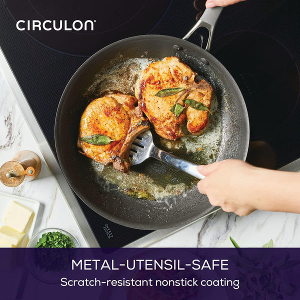 A1 Series with Scratchdefense Technology Nonstick Induction Cookware/Pots and Pans Set, 10 Piece - Graphite5