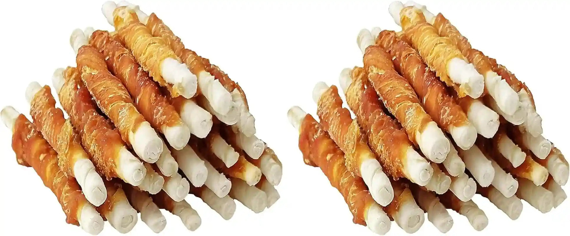 mon2sun-dog-treats-5-inch-chicken-wrapped-rawhide-sticks-14-11-oz-long-lasting-chew-engagement-dental-friendly-chewing-support-sized-for-puppies-and-small-dogs