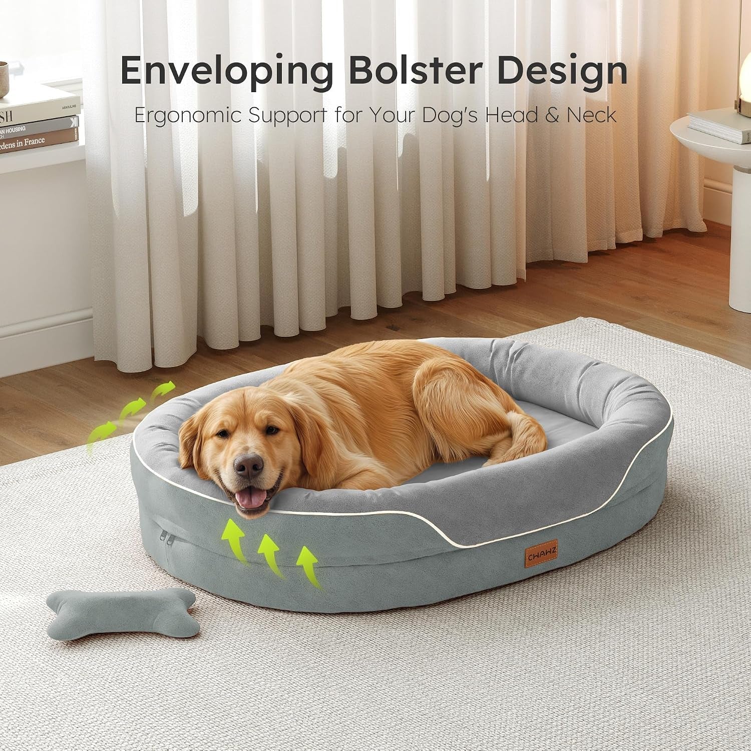 cwawz-xl-orthopedic-dog-bed-extra-large-dog-bed-dog-sofa-for-large-sized-dogs-with-full-surround-bolsters-dual-sided-dog-cooling-bed-with-memory-foam-washable-sofa-with-nonslip-bottom-light-grey
