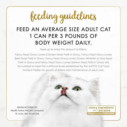 Purina Fancy Feast Gravy Lovers Wet Cat Food Variety Pack, 4.5 Lb, 24 Pack9