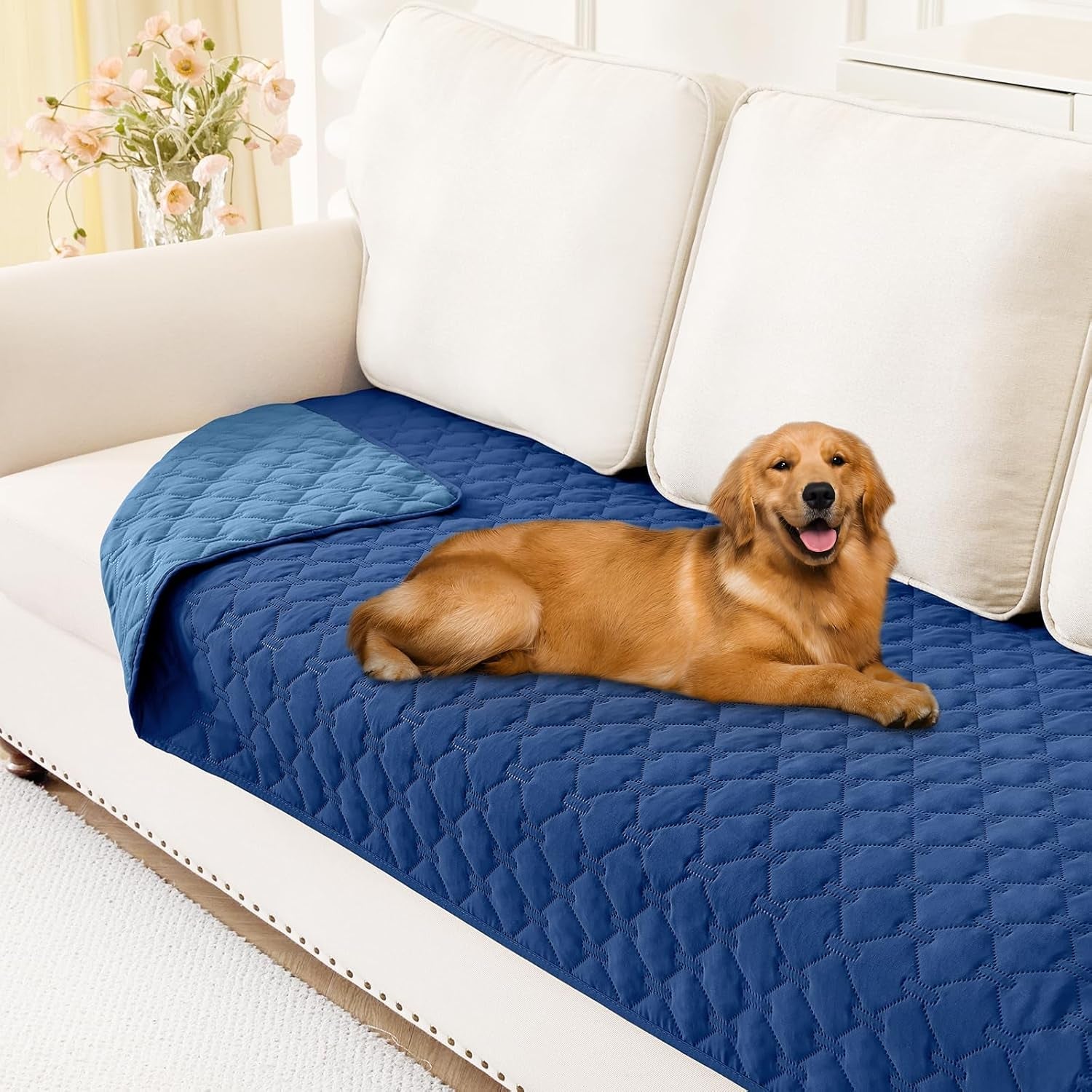 smiry-waterproof-dog-bed-cover-blanket-reversible-pet-blanket-soft-reversible-washable-leakproof-cats-dogs-couch-cover-for-sofa-couch-furniture-30x70-inch