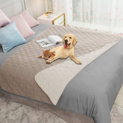 Ameritex Waterproof Dog Bed Cover Pet Blanket for Furniture Bed Couch Sofa Reversible53
