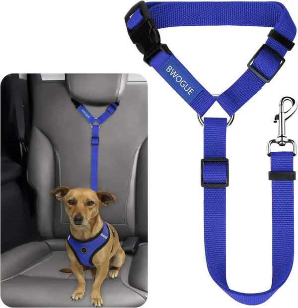 Adjustable Pet Seat Belt Restraint for Dogs and Cats - Vehicle Headrest Safety Harness (1 Pack)31