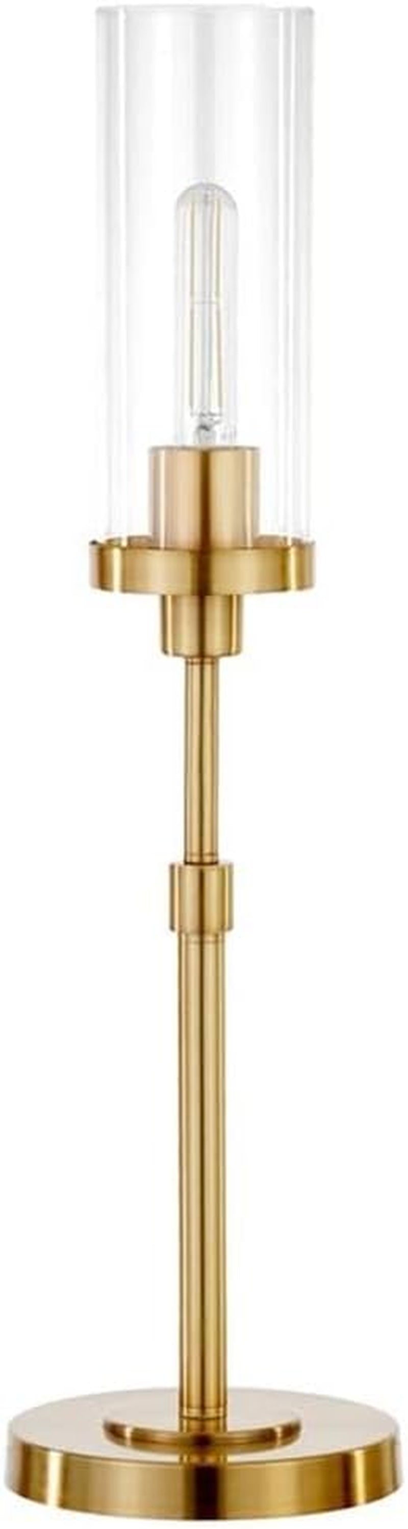frieda-26-68-tall-table-lamp-with-glass-shade-in-brass-clear-sleek-candlestick-base-design-with-a-seeded-glass-cylinder-shade-offeris-ambient-light-for-living-rooms-hallways-or-offices