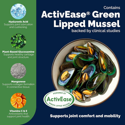 Yumove Adult Dog Hip & Joint Supplement Chews Green Lipped Mussel 300Ct | Glucosamine, Hyaluronic Acid & Omega 3 for Mobility Joint Supplement, Barbecue Daily Chews, NASC Certified4