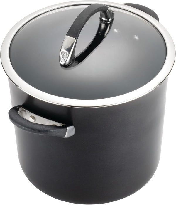 Symmetry Hard Anodized Nonstick Cookware, Cooking Pots, Induction Pots and Pans Set, 11-Piece, Black4