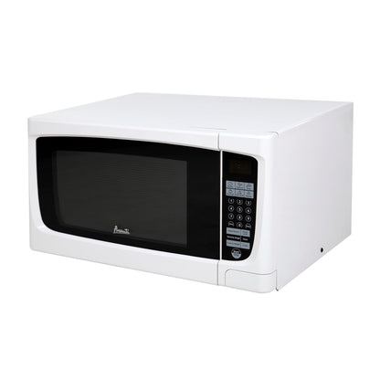 MO1450TW Microwave Oven 1000-Watts Compact with 9 Pre-Set Cooking Settings, Speed Defrost, Electronic Control Panel and Glass Turntable, 1.4 Cu.Ft., White4