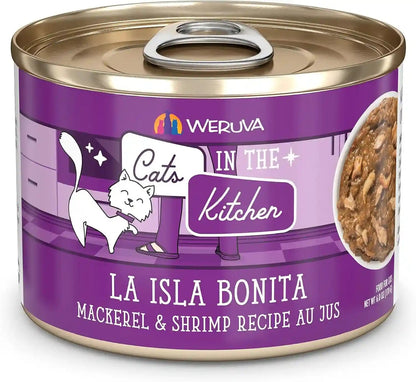 Weruva Cats in the Kitchen, Kitchen Cuties Variety Pack, Wet Cat Food, 3.2Oz Can (Pack of 12)35