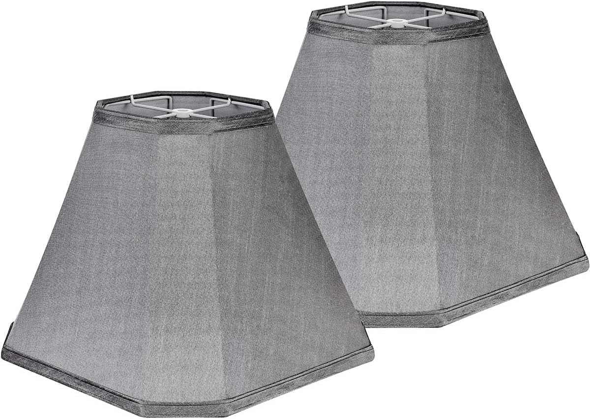 bell-lamp-shade-set-of-2-6-5-x-13-x-10-5-grey-fabric-lampshade-retro-scalloped-lamp-shade-for-table-lamps-floor-lamps-replacement-spider-fitter-easy-assembly
