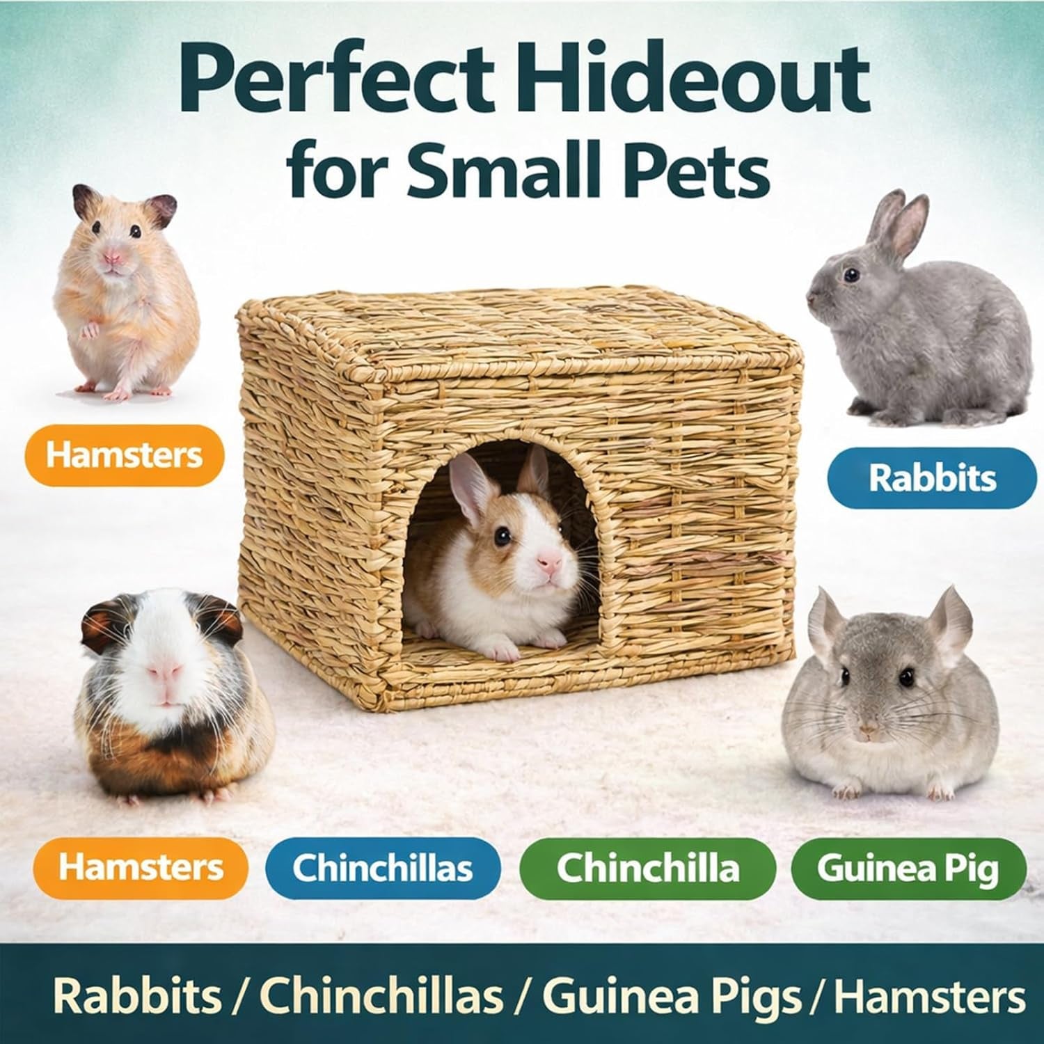 hercocci-extra-large-grass-house-for-rabbit-foldable-comfortable-house-small-animal-hut-play-hideaway-bed-hay-mat-chew-toy-for-bunny-guinea-pig-hamster-chinchilla-1-pack