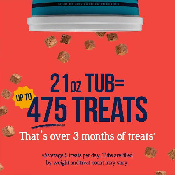 Stewart Freeze Dried Dog Treats, 100% Beef Liver, 21 Oz Tub | Premium Quality Raw Protein, Single Ingredient, High Protein Training Treats & Food Topper, No Refrigeration, Cat Friendly4