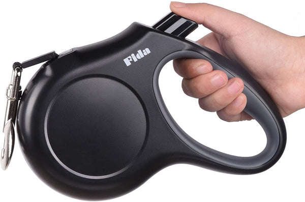Fida Retractable Dog Leash, 16 Ft Dog Walking Leash for Small Dogs up to 26 Lbs, 360° Tangle Free, Black20