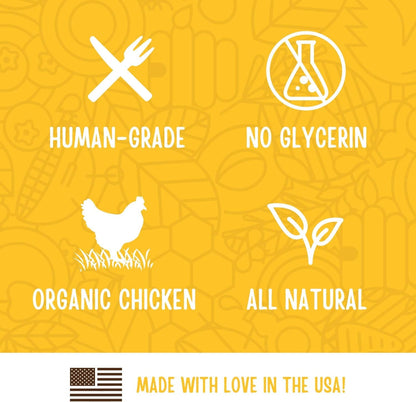 Full Moon USDA Organic Chicken Training Treats Healthy All Natural Dog Treats Human Grade 175 Treats 6 Ounce (Pack of 1) | Organic Chicken, Human Grade, No Corn, No Wheat, No Soy, Glycerin Free, Made in the USA5