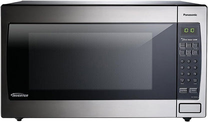 Panasonic Microwave Oven NN-SN966S Stainless Steel Countertop/Built-In with Inverter Technology and Genius Sensor, 2.2 Cubic Foot, 1250W1