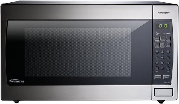 Panasonic Microwave Oven NN-SN966S Stainless Steel Countertop/Built-In with Inverter Technology and Genius Sensor, 2.2 Cubic Foot, 1250W1