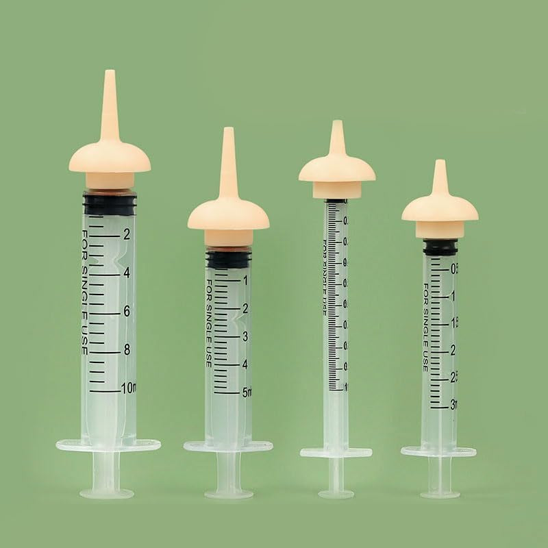 pet-feeding-syringe-with-nipple-silicone-feeding-tools-for-kitten-puppy-feeding-syringe-for-newborn-cat-dog-small-animals-rabbits-5ml-10ml-10-nipples