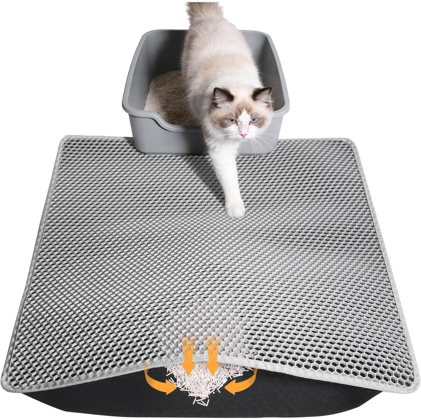 cat-litter-mat-46x26-double-layer-waterproof-litterbox-mat-gray-non-slip-backing-washable-for-easy-cleanup-traps-stray-litter-with-waterproof-honeycomb-large-grid-that-is-urine-proof