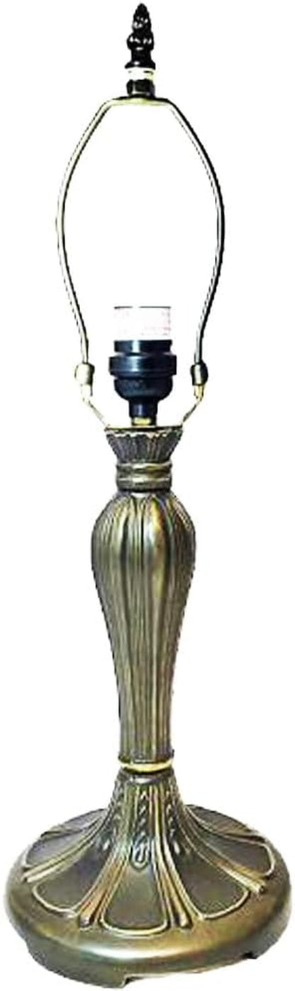 Perisian Metal Lamp Base, Dark Bronze Finish with Gold Highlights, Nicely Weighted, 18" Tall1
