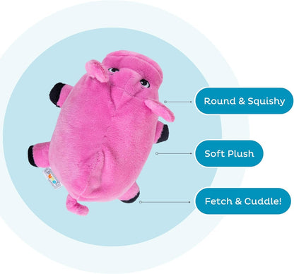 Outward Hound Fattiez Pig Plush Squeaky Dog Toy, Small3