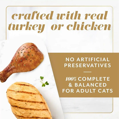 Purina Fancy Feast Gems Pate Mousse with Turkey and with Chicken Wet Cat Food Variety Pack - 4 Oz. (Pack of 16)3