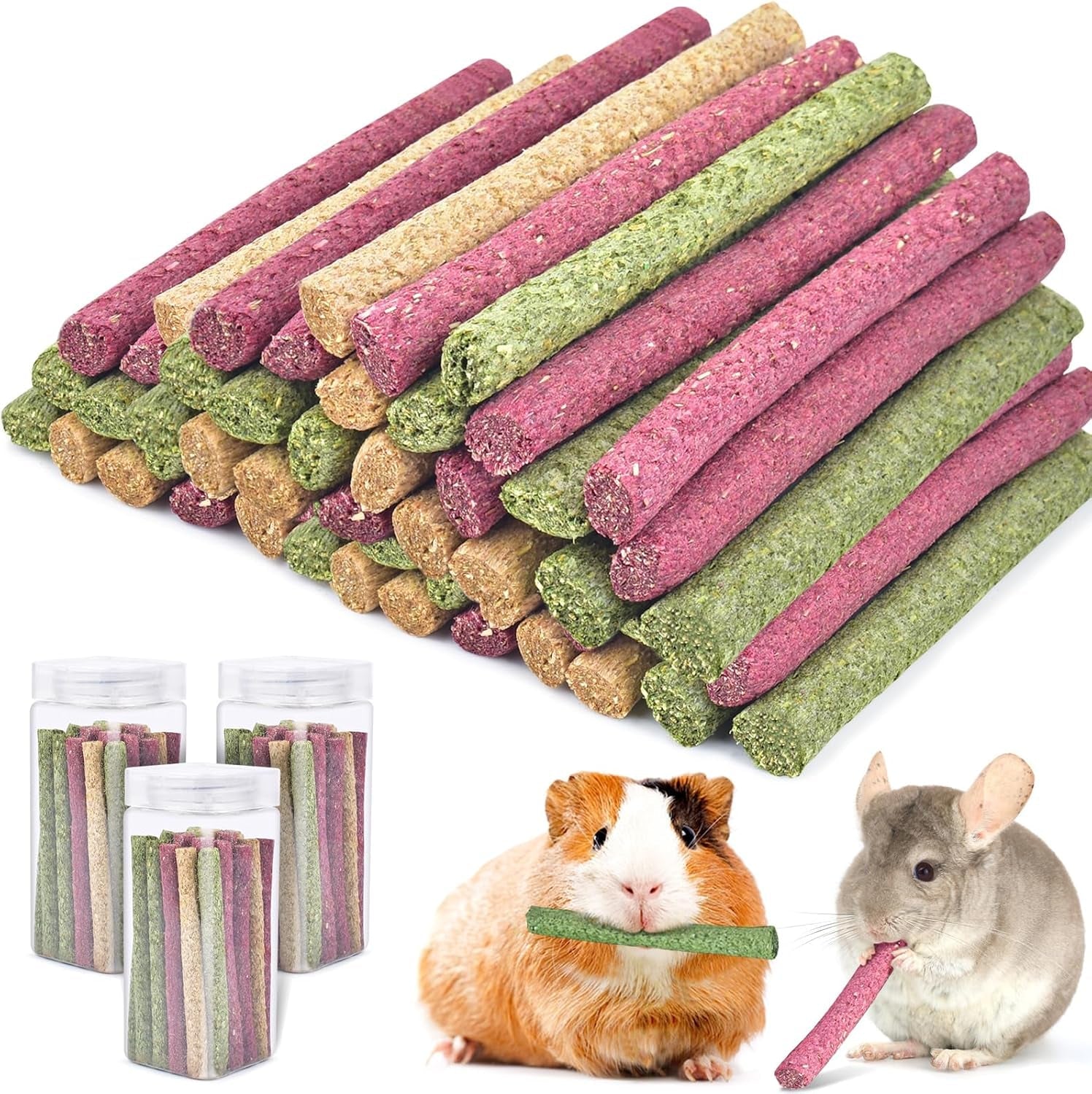 erkoon-timothy-hay-sticks-rabbit-chew-toys-for-teeth-natural-molar-sticks-rabbits-treats-for-bunnies-chinchilla-guinea-pigs-gerbil-hamster-25-pcs