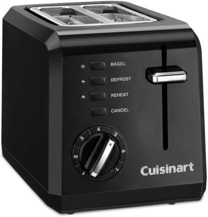 Air Fryer + Convection Toaster Oven, 8-1 Oven with Bake, Grill, Broil & Warm Options & CPT-122BK 2-Slice Compact Plastic Toaster, Black5