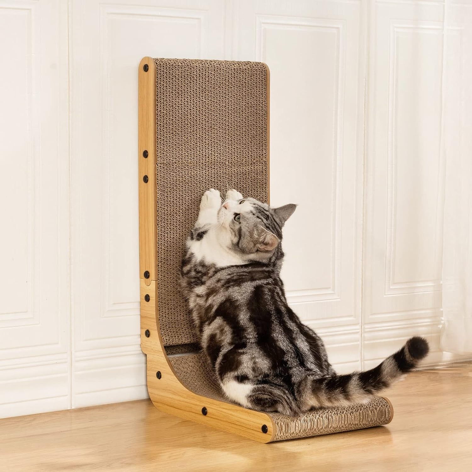 poils-bebe-l-shape-cat-scratcher-26-8-inch-cat-scratchers-for-indoor-cats-protecting-furniture-cat-scratch-pad-cardboard-cat-scratching-with-ball-toy-catnip-large